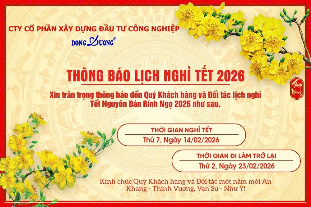 Thông báo nghỉ tết nguyên đán 2026